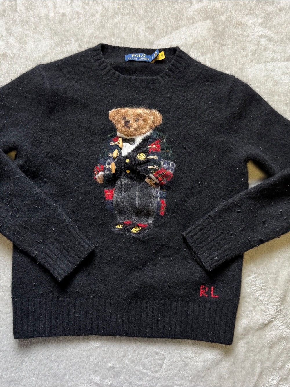 Polo by Ralph Lauren Bear Crewneck Sweater